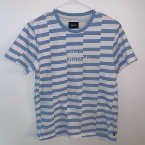 HUF Tee Shortsleeve Blue/White 100% Cotton